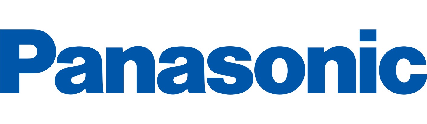 Panasonic logotyp blå